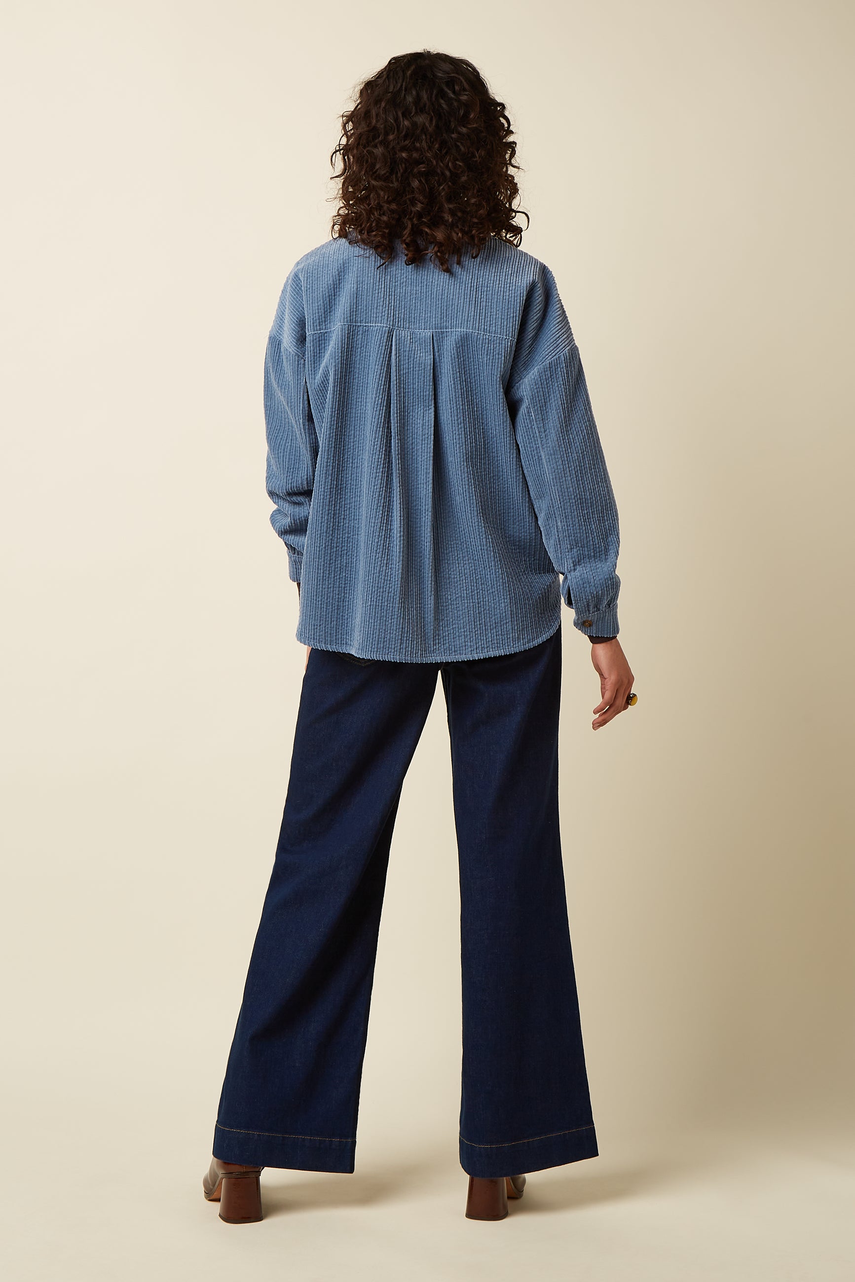 King Louie Fee Pocket Blouse Birch Cord