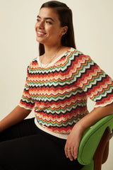 King Louie Ivy Top Wide Sleeve Le Roy