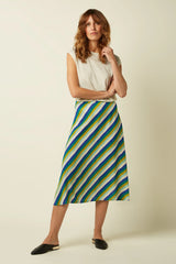 King Louie Juno Midi Skirt Cliff