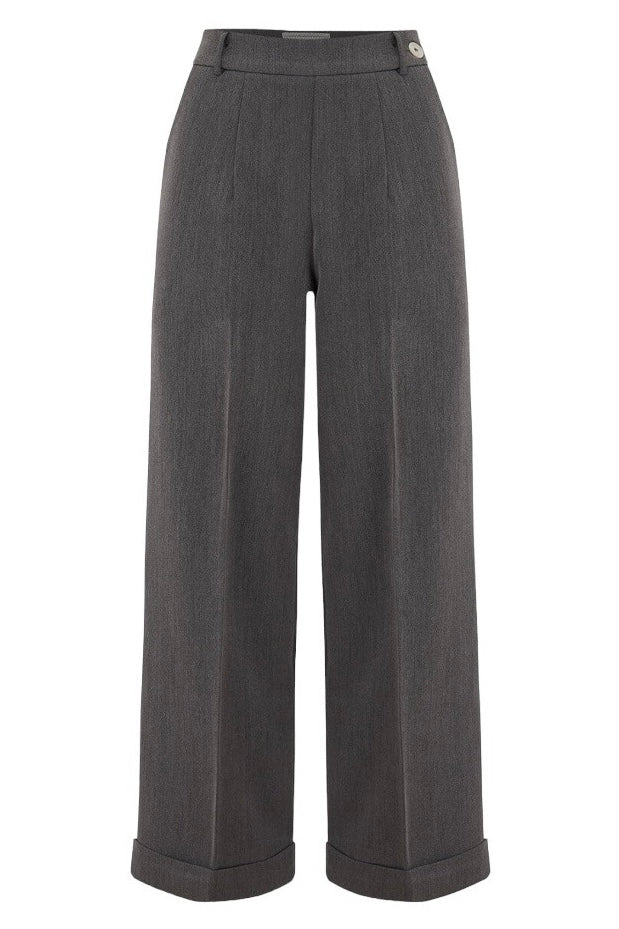 Weekend Doll High Waist Wide Leg Trousers #farve_grey