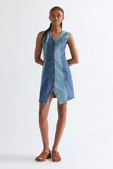 Wrangler Vest Dress Patchwork