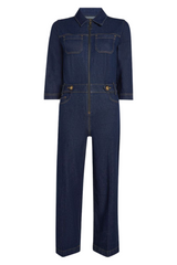King Louie Zip Jumpsuit Onyx Denim