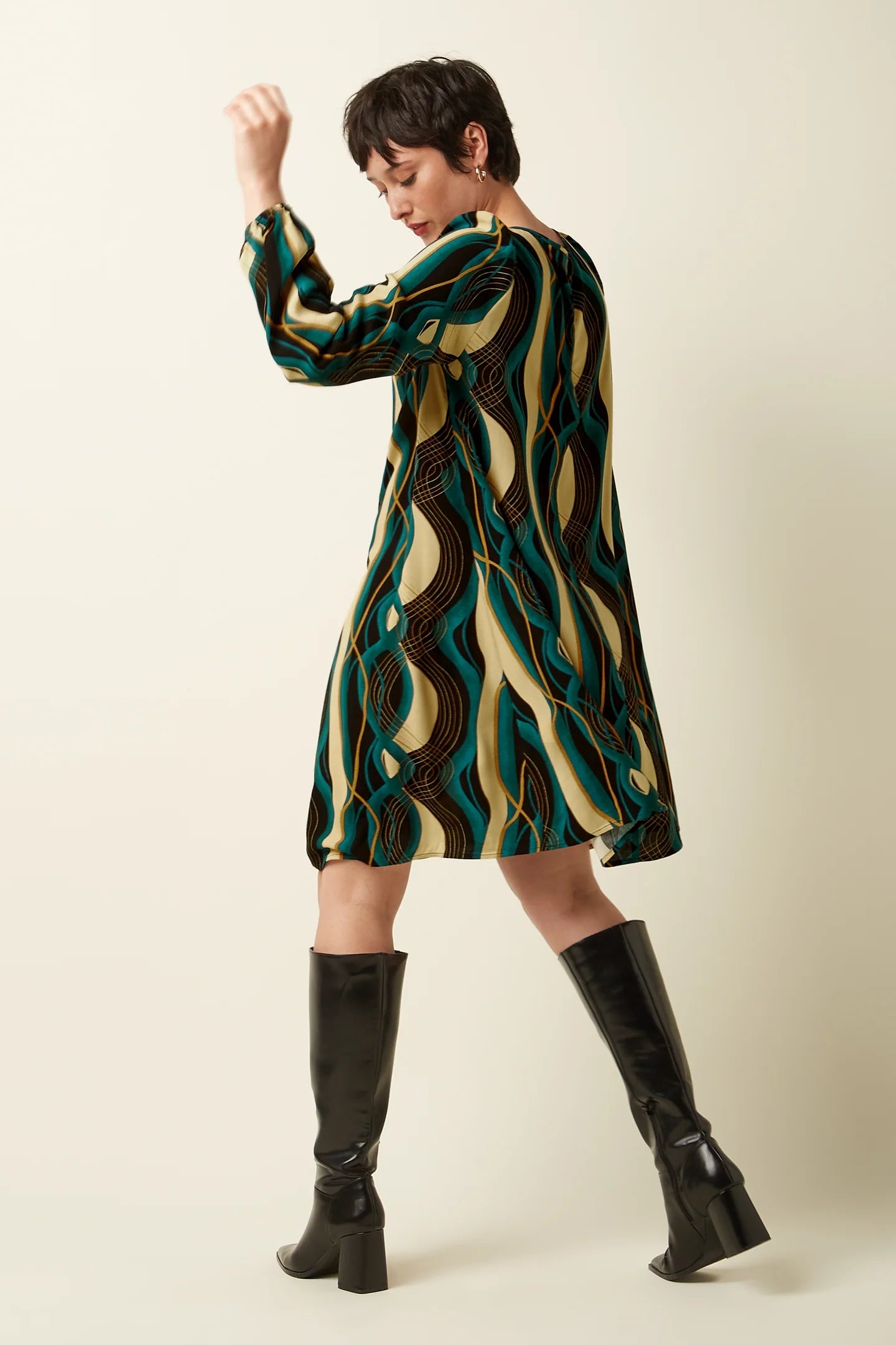 King Louie Laura Pleat Dress Elysse