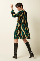 King Louie Laura Pleat Dress Elysse