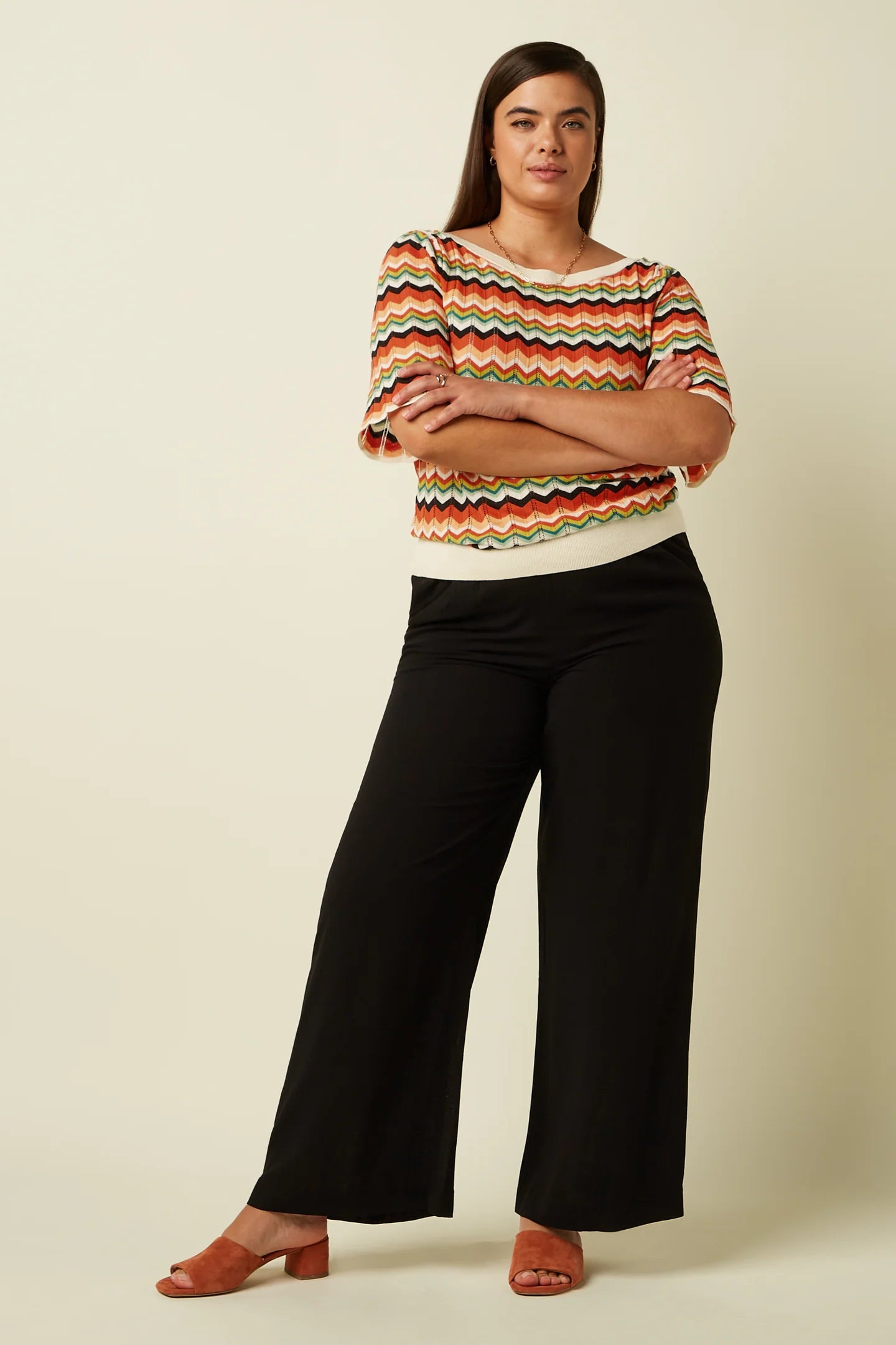 King Louie Ivy Top Wide Sleeve Le Roy