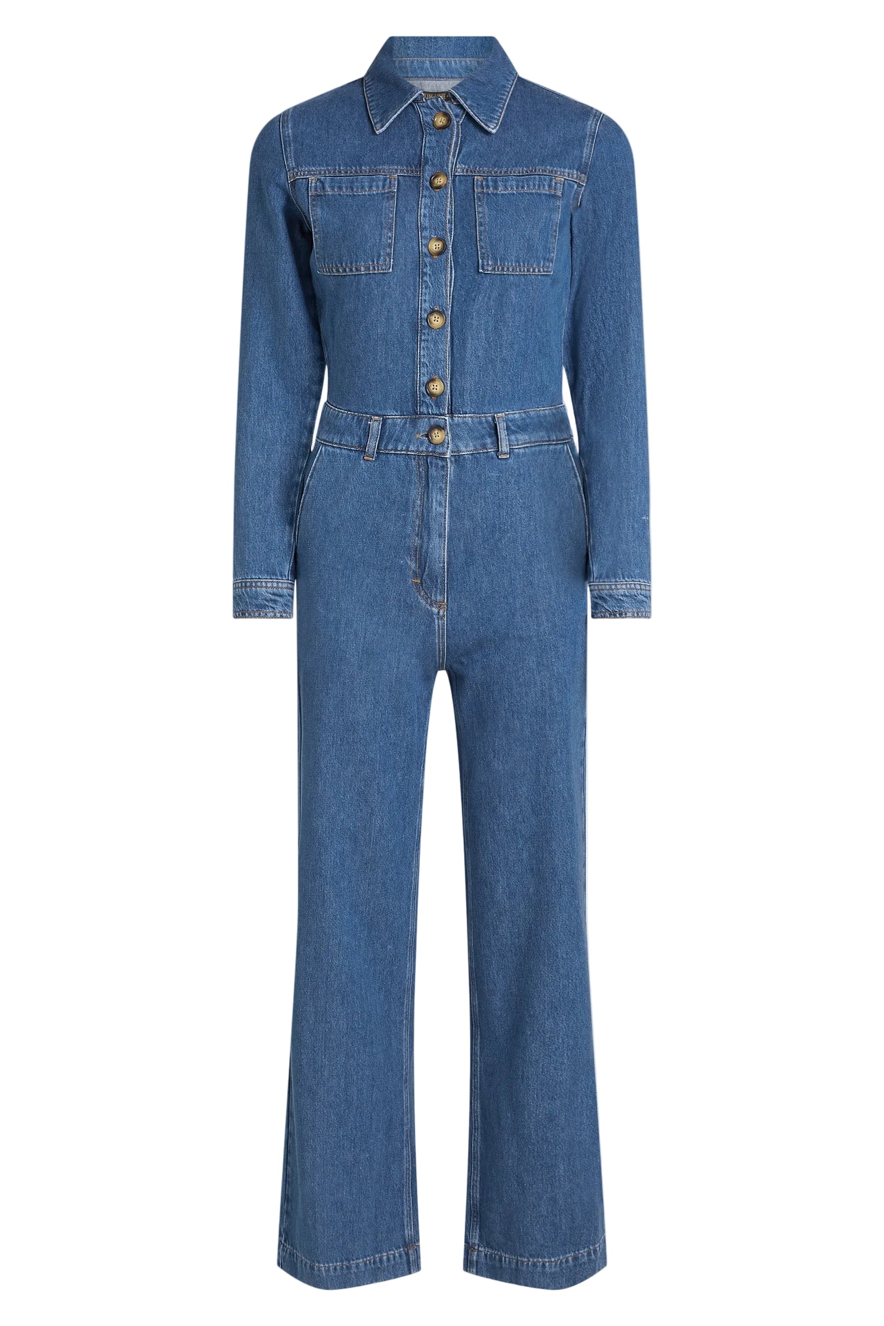King Louie Tania Jumpsuit Stone Denim