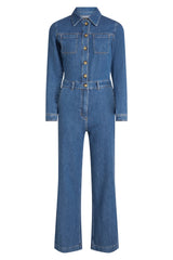 King Louie Tania Jumpsuit Stone Denim