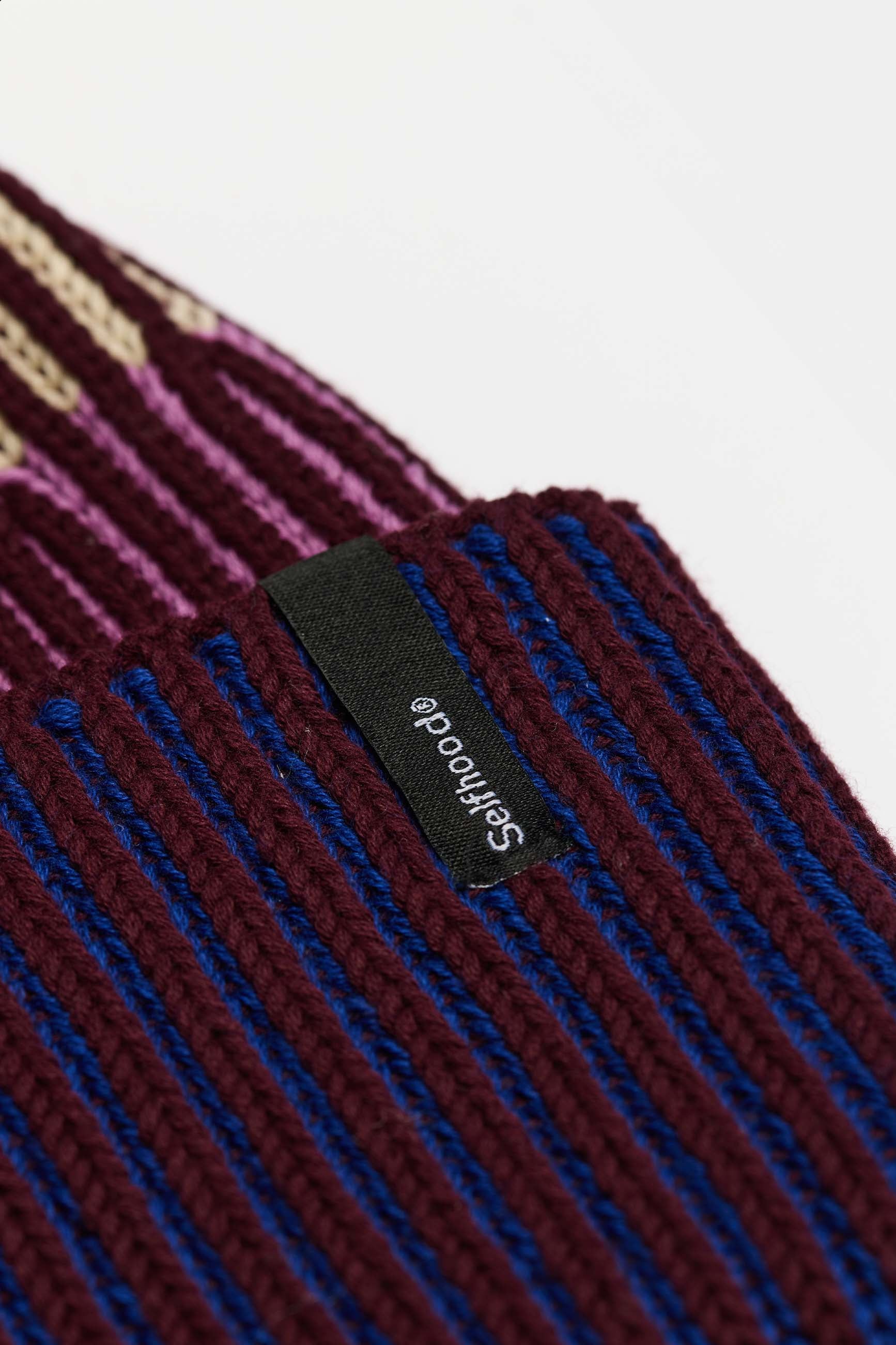 Selfhood Rib Block Beanie