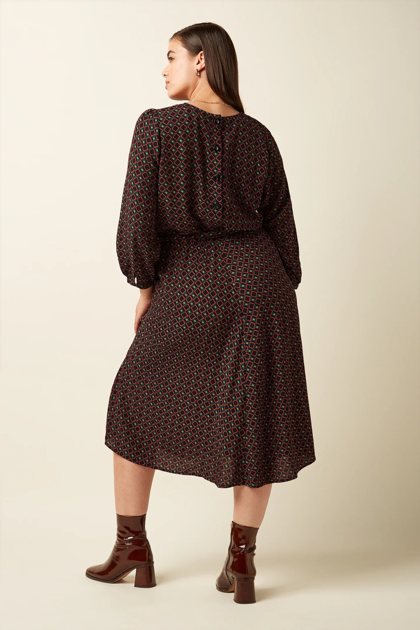 King Louie Betty Loose Fit Dress Jazzy