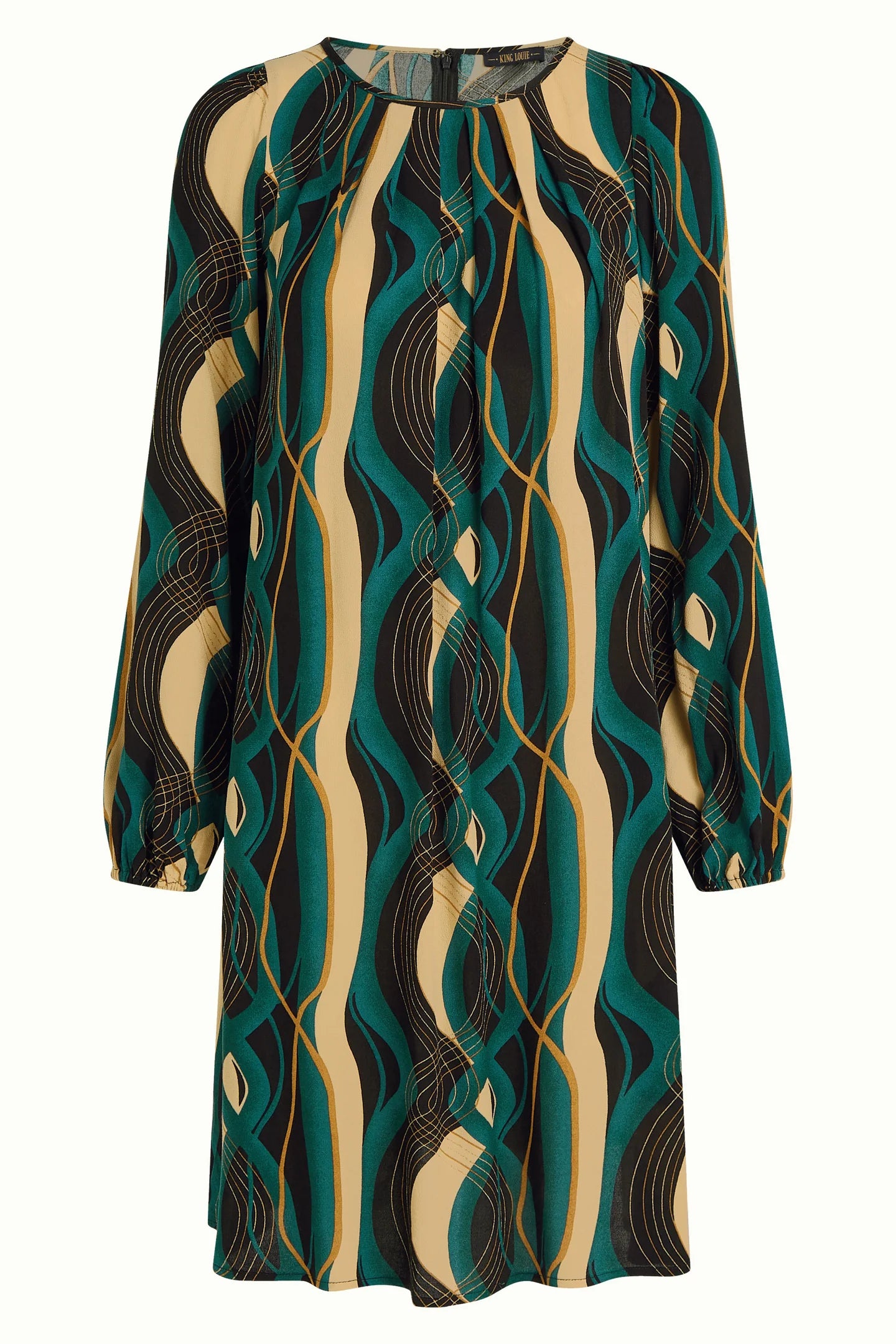 King Louie Laura Pleat Dress Elysse