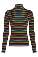 King Louie Rollneck Top Lottie Stripe