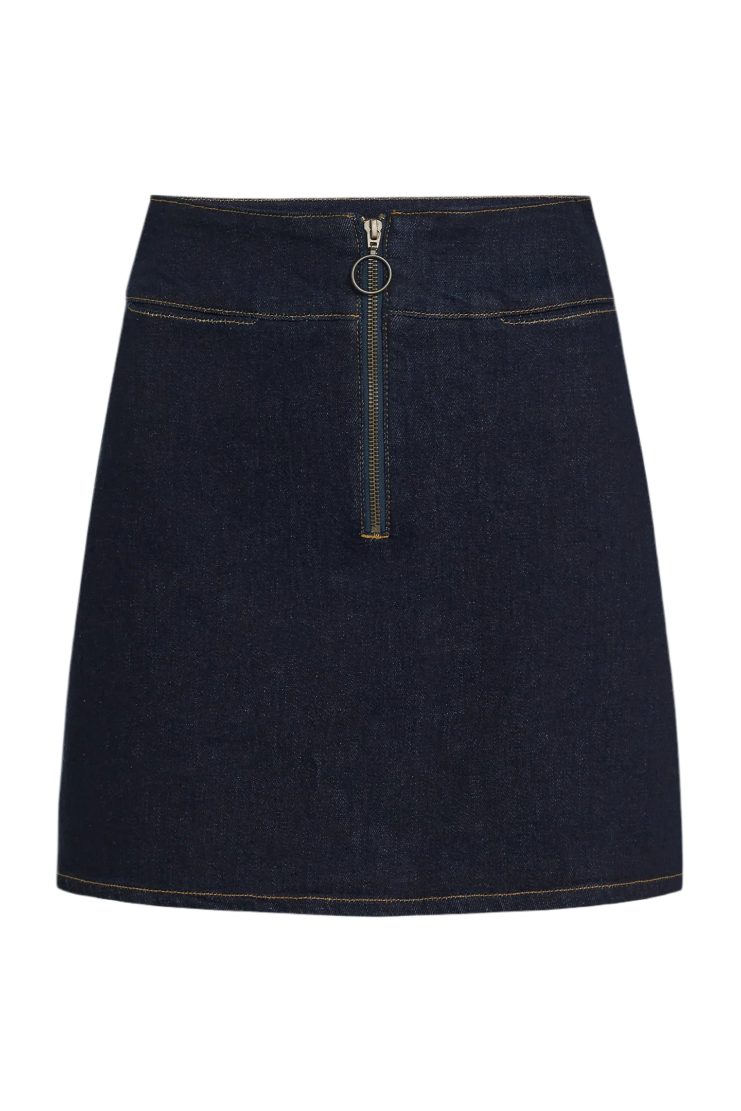 King Louie Olivia Zip Skirt Walker Denim