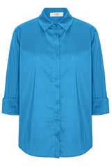 Amaze Norma Skjorte Bomuld #farve_blue-sapphire