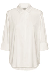 Amaze Norma Skjorte Bomuld #farve_off-white