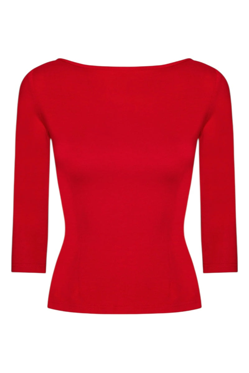 Daisy Dapper Vendbar Boatneck Top