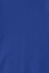 Blusbar Uldbluse Rundhals Langærmet #farve_cobalt