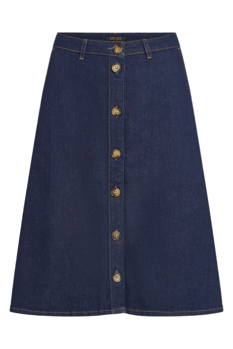 King Louie Marie Skirt Onyx Denim
