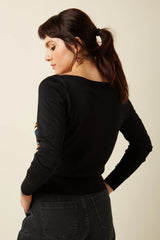 King Louie Ivy Top Lapis
