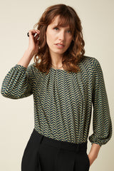 King Louie Laura Pleat Top Marais