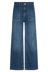 King Louie Debra Pants Onyx Denim Washed