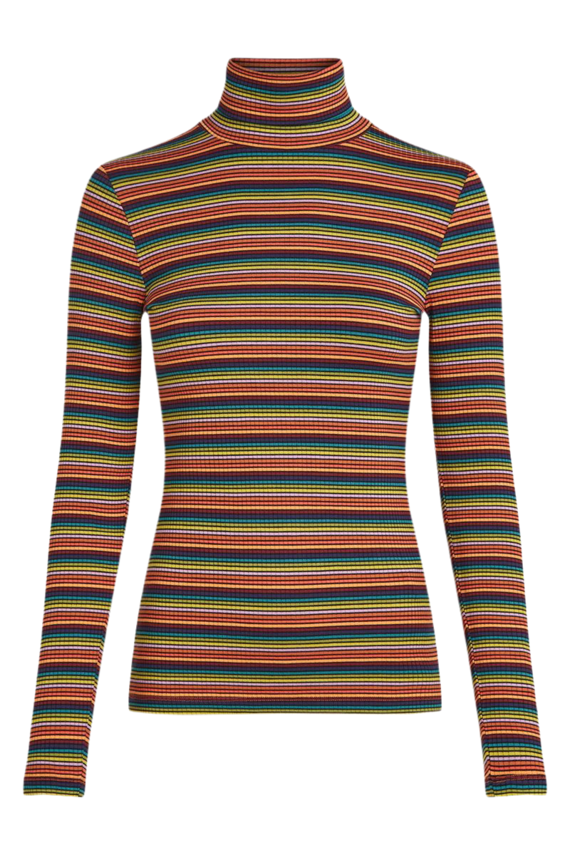King Louie Rollneck Top Lumi Stripe