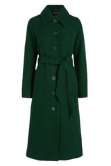 King Louie Arabella Coat Kennedy #farve_forest-green