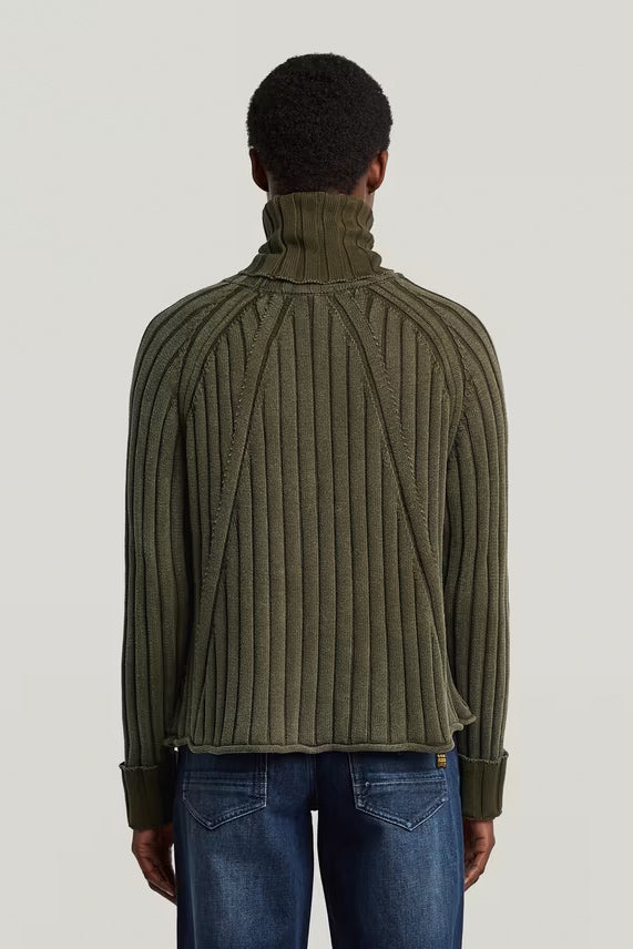 G-Star Washed Loose Turtle Knit