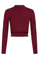 King Louie Polo Top Avel Knit