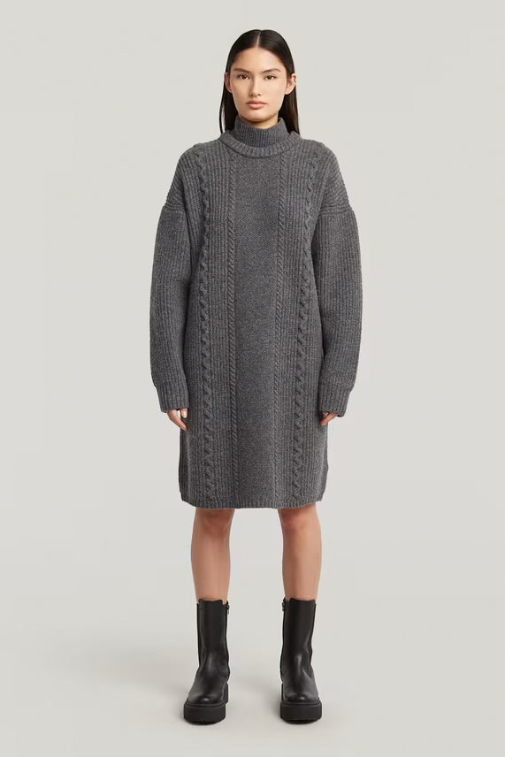 G-Star Cable Loose Knit Dress