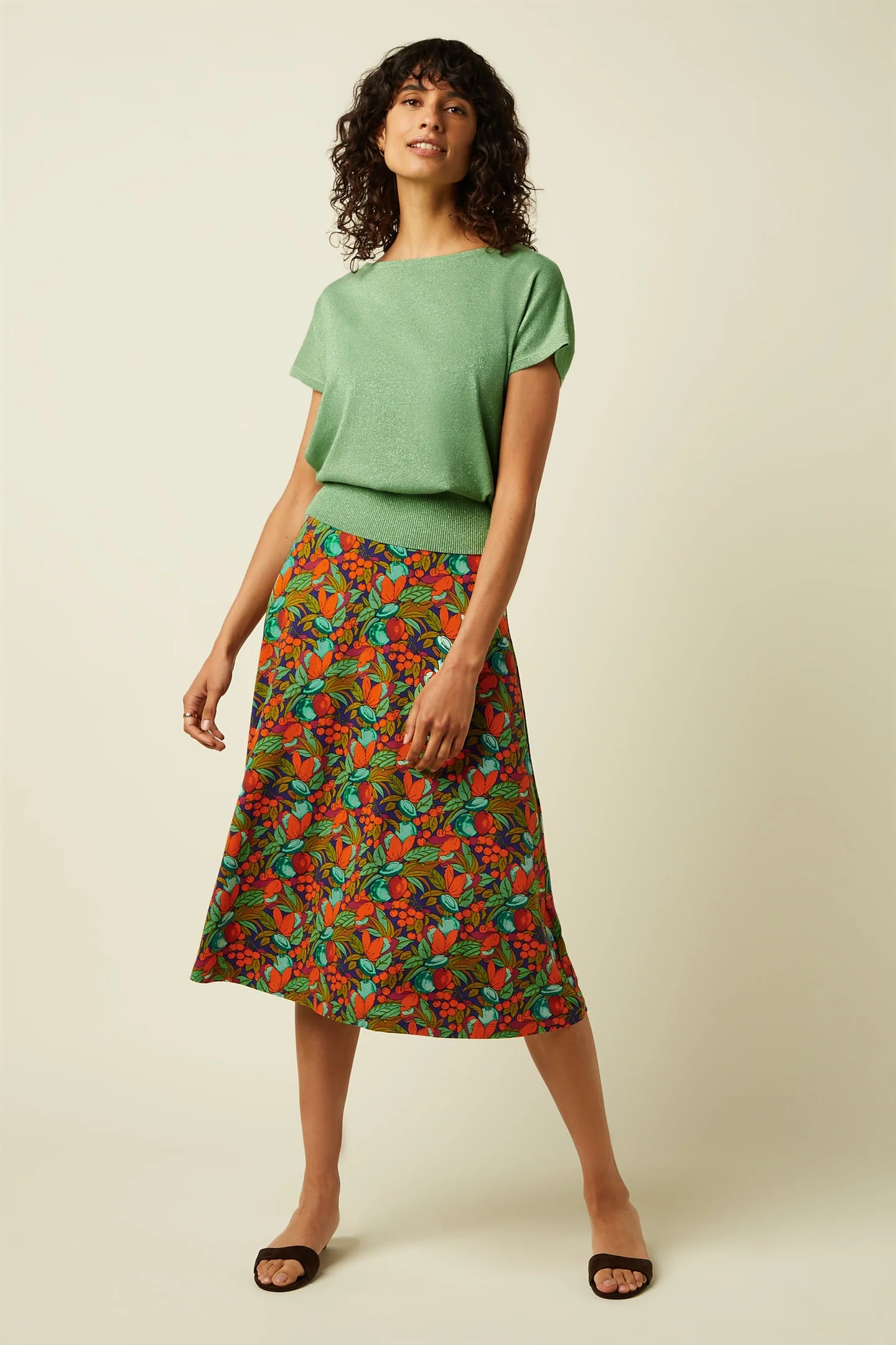 King Louie Laia Knit Top Lapis