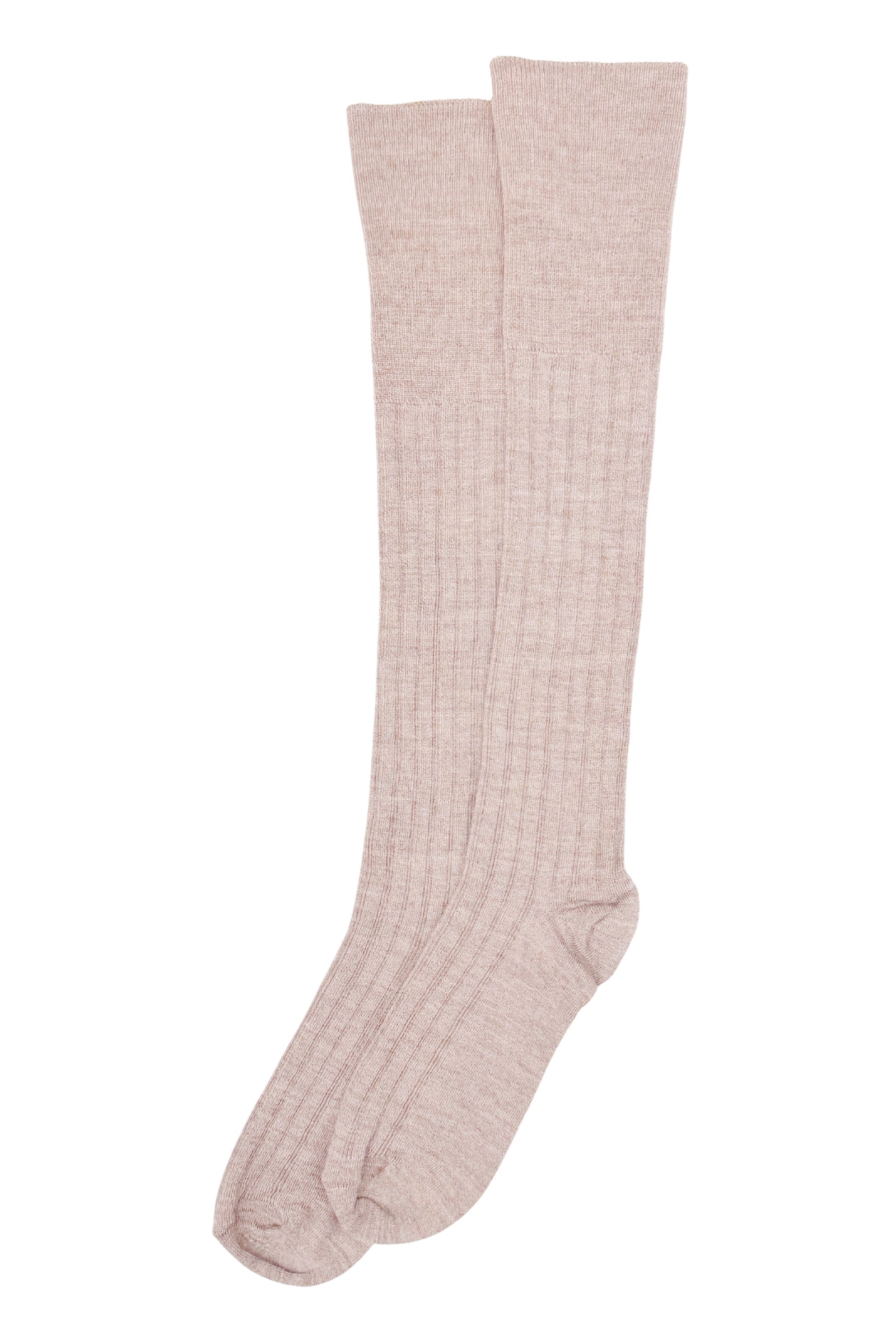 Joha Women Rib Wool Knee Socks