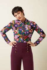 King Louie Blouse Ramone Mesh