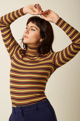 King Louie Rollneck Top Eira Stripe