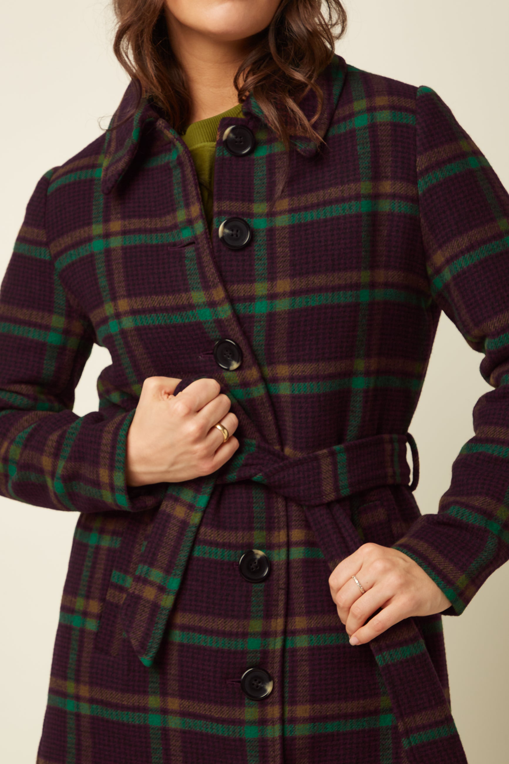 King Louie Arabella Coat Vera Check