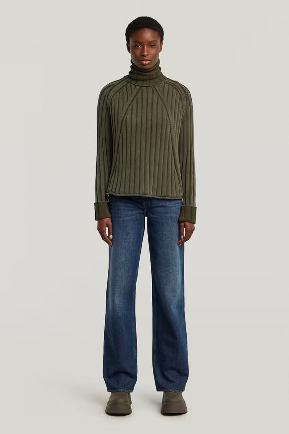 G-Star Washed Loose Turtle Knit