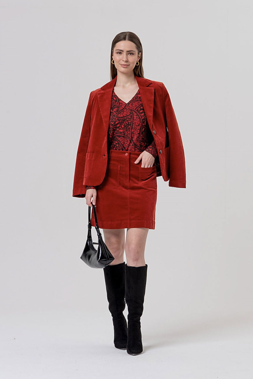 Surkana Tass Short Skirt Corduroy
