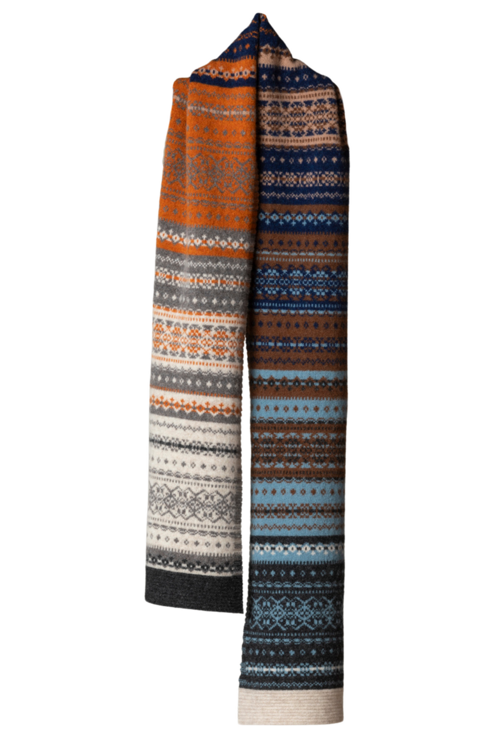 Eribé Alloa Fairisle Scarf #farve_winter