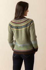 Eribé Alpine Cardigan Willow #farve_willow