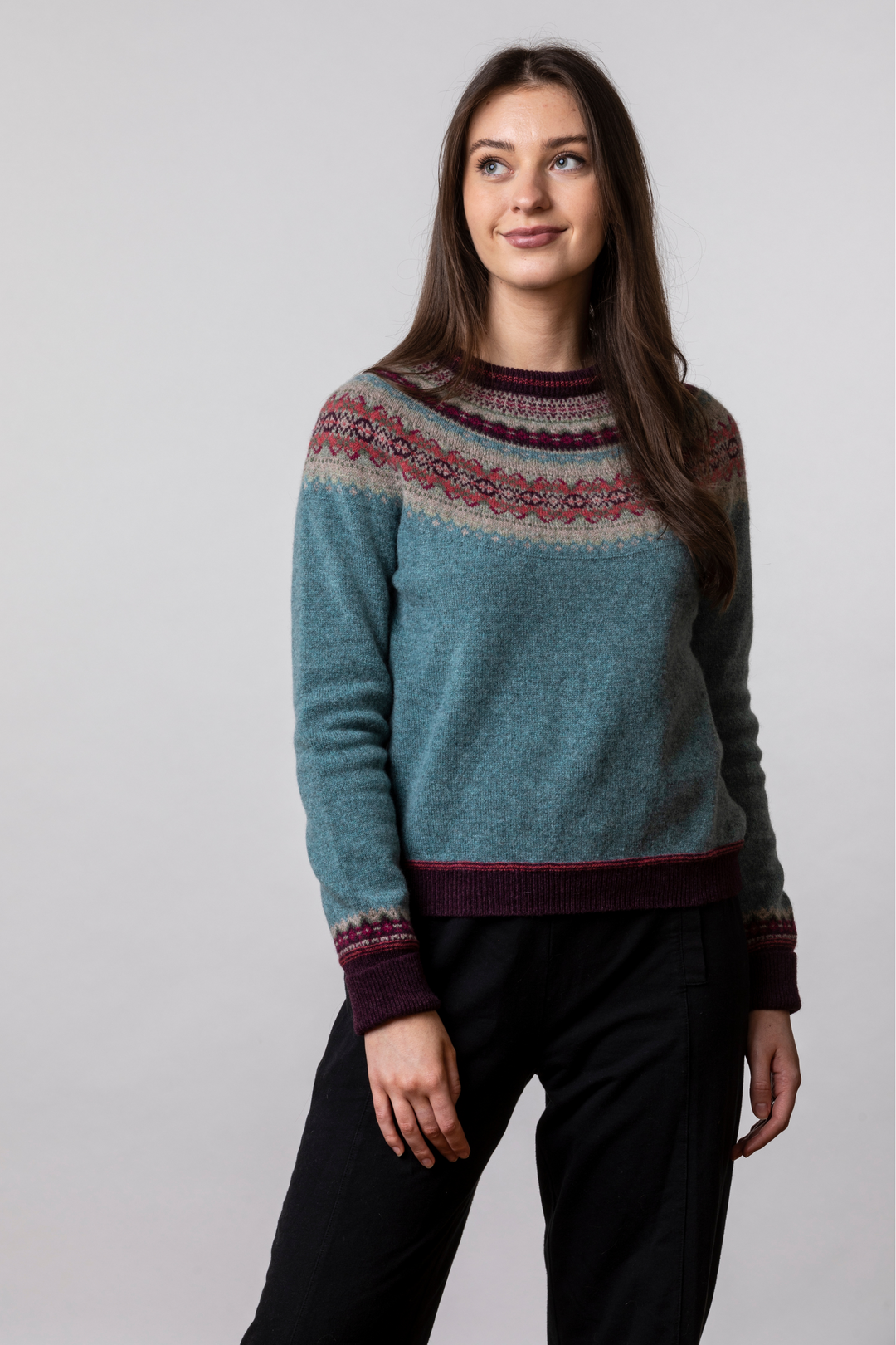 Eribé Alpine Short Sweater Oldrose #farve_oldrose