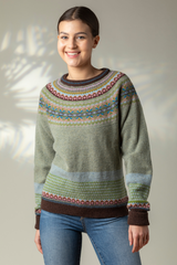 Eribé Alpine Sweater Willow #farve_willow
