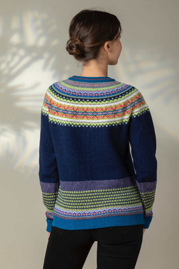 Eribé Alpine Cardigan Aurora #farve_aurora