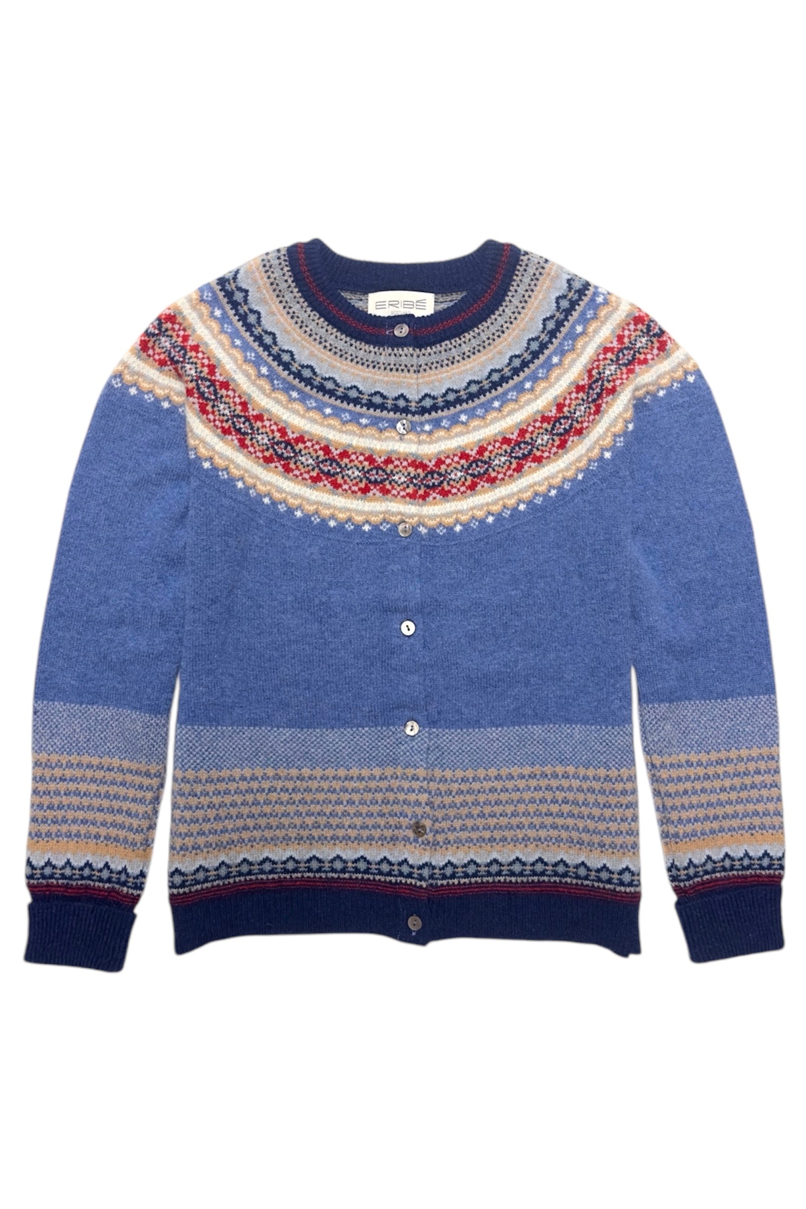 Eribé Alpine Cardigan Blue Morning #farve_blue-morning