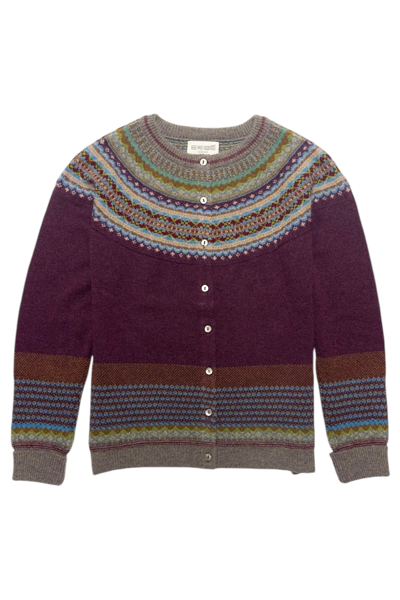 Eribé Alpine Cardigan Esmeralda #farve_esmeralda