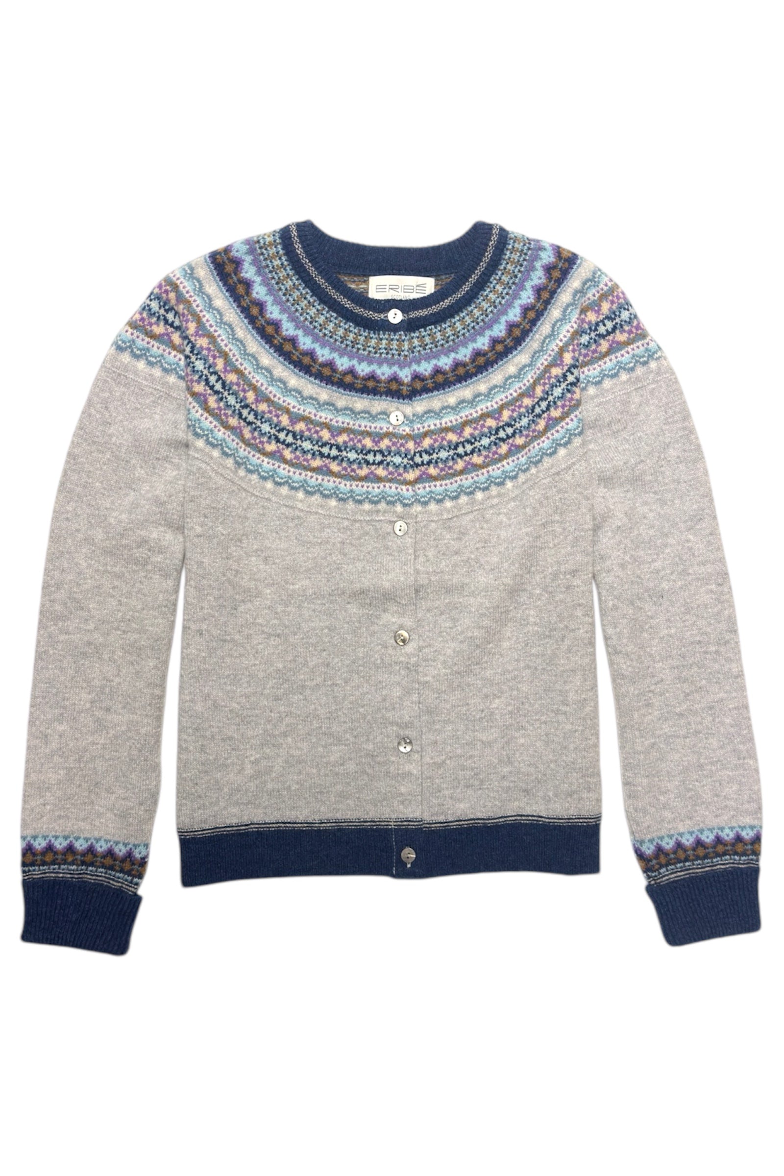 Eribé Alpine Short Cardigan Arctic #farve_arctic