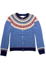 Eribé Alpine Short Cardigan Blue Morning #farve_blue-morning