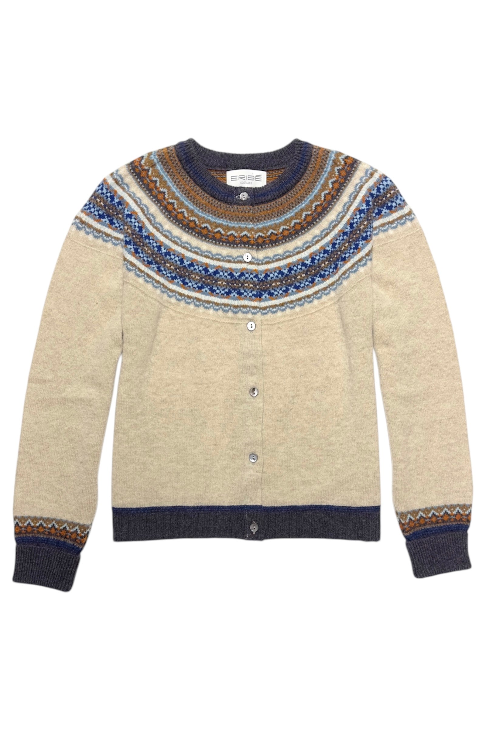 Eribé Alpine Short Cardigan Taurus #farve_taurus