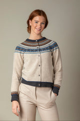 Eribé Alpine Short Cardigan Taurus #farve_taurus