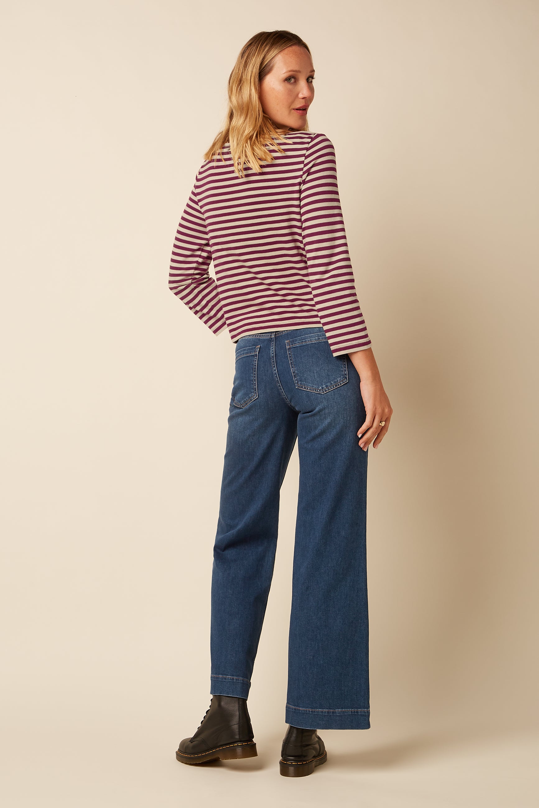 King Louie Paige Pants Petite Onyx Denim