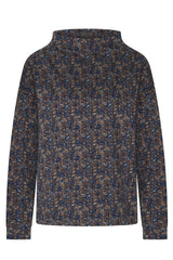 Zilch Top Turtleneck Scribble