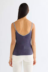 Wrangler Crochet Trim Tank Top